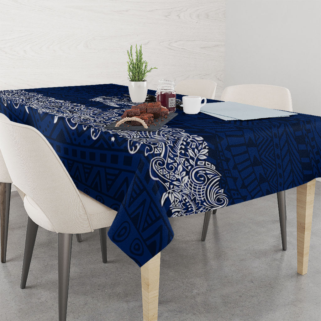 American Samoa Eagle Tablecloth Sea Turtle Traditional Polynesian Tribal Tattoo
