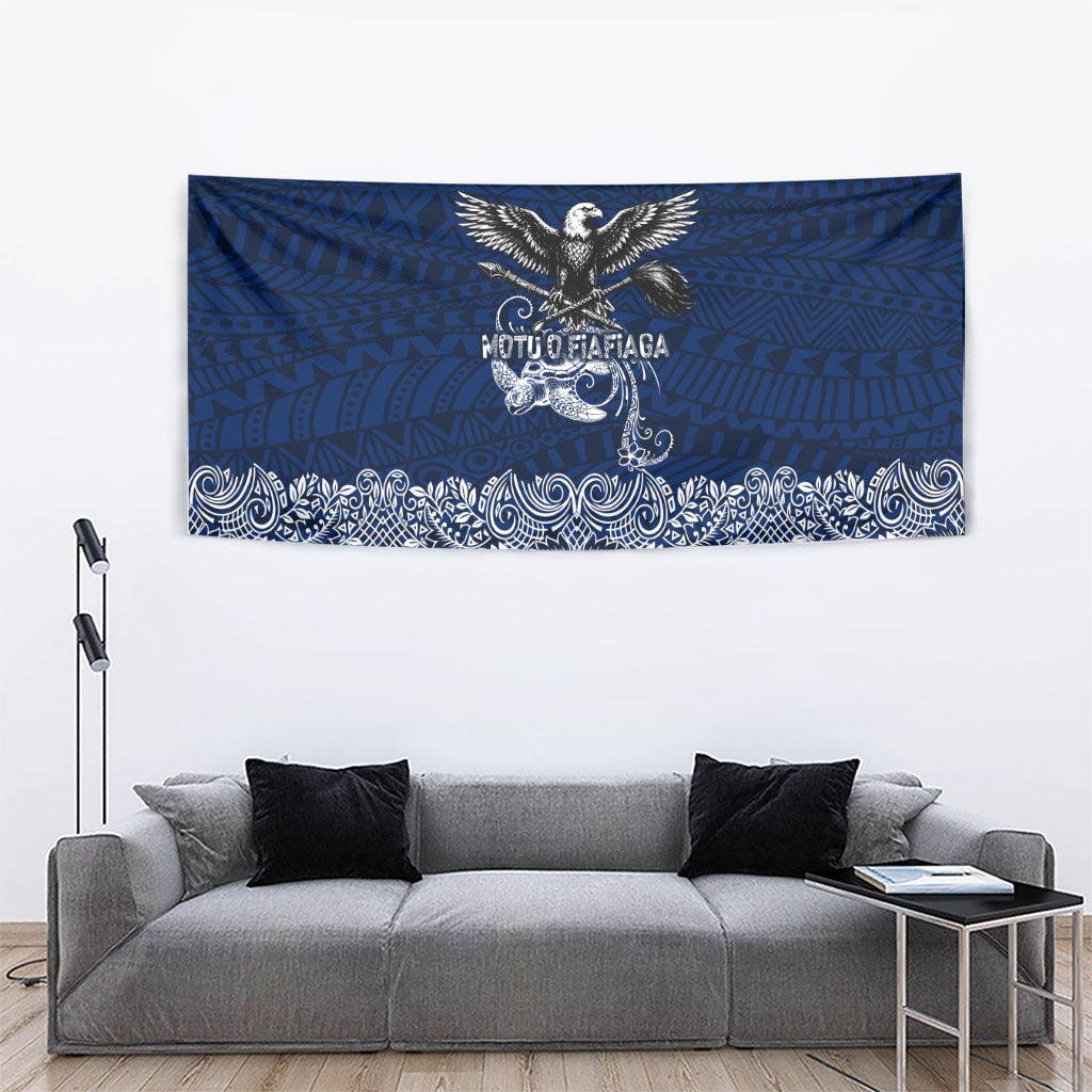 American Samoa Eagle Tapestry Sea Turtle Traditional Polynesian Tribal Tattoo