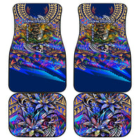 American Samoa Warrior Car Mats Polynesian Fruit Bat Talofa Urban Graffiti Street Art