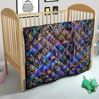 American Samoa Warrior Quilt Polynesian Fruit Bat Talofa Urban Graffiti Street Art