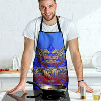 Personalized Polynesian 60th Birthday Apron Polynesian Tribal Art Vintage Ocean Pattern
