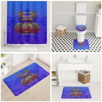 Personalized Polynesian 60th Birthday Bathroom Set Polynesian Tribal Art Vintage Ocean Pattern TS04 - Polynesian Pride