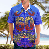 Personalized Polynesian 60th Birthday Hawaiian Shirt Polynesian Tribal Art Vintage Ocean Pattern TS04 - Polynesian Pride