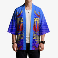 Personalized Polynesian 60th Birthday Kimono Polynesian Tribal Art Vintage Ocean Pattern TS04 - Polynesian Pride