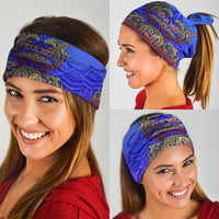 Personalized Polynesian 60th Birthday Neck Gaiter Polynesian Tribal Art Vintage Ocean Pattern TS04 - Polynesian Pride
