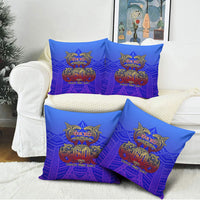 Personalized Polynesian 60th Birthday Pillow Cover Polynesian Tribal Art Vintage Ocean Pattern TS04 - Polynesian Pride