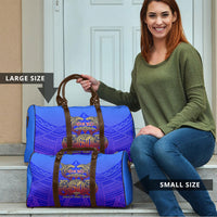 Personalized Polynesian 60th Birthday Travel Bag Polynesian Tribal Art Vintage Ocean Pattern