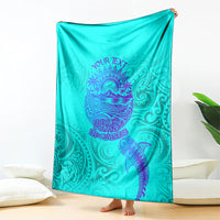 Personalized Polynesian 60th Birthday Island Life Since 1966 Blanket Vibrant Tribal Tattoo Ocean Sunset Pattern TS04 - Polynesian Pride