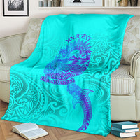Personalized Polynesian 60th Birthday Island Life Since 1966 Blanket Vibrant Tribal Tattoo Ocean Sunset Pattern TS04 - Polynesian Pride