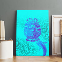 Personalized Polynesian 60th Birthday Island Life Since 1966 Canvas Wall Art Vibrant Tribal Tattoo Ocean Sunset Pattern TS04 - Polynesian Pride