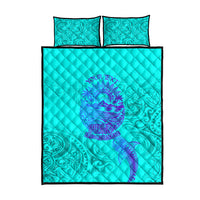 Personalized Polynesian 60th Birthday Island Life Since 1966 Quilt Bed Set Vibrant Tribal Tattoo Ocean Sunset Pattern TS04 - Polynesian Pride