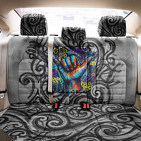 Chur Bro Shaka Sign Back Car Seat Cover New Zealand Koru Colorful Graffiti Splash