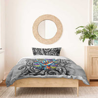 Chur Bro Shaka Sign Bedding Set New Zealand Koru Colorful Graffiti Splash TS04 - Polynesian Pride