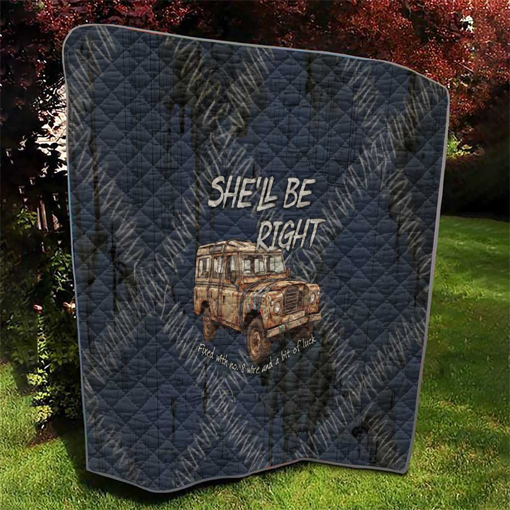 New Zealand She’ll Be Right Quilt NZ Slang No. 8 Wire Map Pattern TS04 - Polynesian Pride
