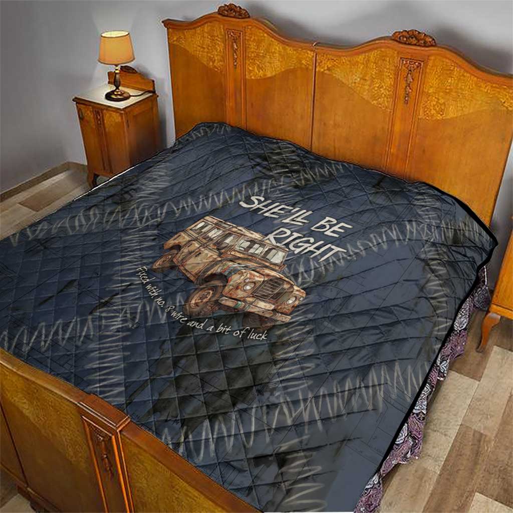 New Zealand She’ll Be Right Quilt NZ Slang No. 8 Wire Map Pattern TS04 - Polynesian Pride