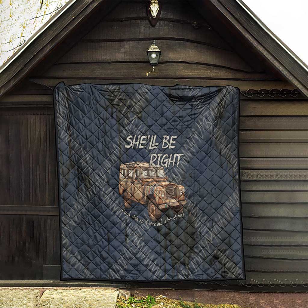 New Zealand She’ll Be Right Quilt NZ Slang No. 8 Wire Map Pattern TS04 - Polynesian Pride