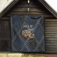 New Zealand She’ll Be Right Quilt NZ Slang No. 8 Wire Map Pattern TS04 - Polynesian Pride