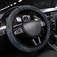 New Zealand She’ll Be Right Steering Wheel Cover NZ Slang No. 8 Wire Map Pattern