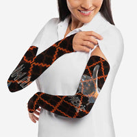 Tu Meke Maori New Zealand Slang Arm Sleeves with Glow Neon Step Style