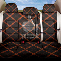 Tu Meke Maori New Zealand Slang Back Car Seat Cover with Glow Neon Step Style