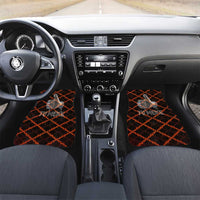 Tu Meke Maori New Zealand Slang Car Mats with Glow Neon Step Style