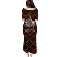 Tu Meke Maori New Zealand Slang Family Matching Puletasi and Hawaiian Shirt with Glow Neon Step Style TS04 - Polynesian Pride