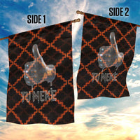 Tu Meke Maori New Zealand Slang Garden Flag with Glow Neon Step Style TS04 - Polynesian Pride