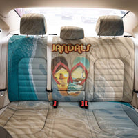 Kiwi Jandal Beach Life Back Car Seat Cover New Zealand Flip Flops Ocean Wave Surf Style
