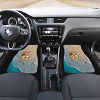Kiwi Jandal Beach Life Car Mats New Zealand Flip Flops Ocean Wave Surf Style