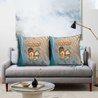Kiwi Jandal Beach Life Pillow Cover New Zealand Flip Flops Ocean Wave Surf Style