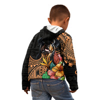Polynesian Rottweiler Kid Hoodie Polynesian Pattern And Rottweiler TS04 - Polynesian Pride