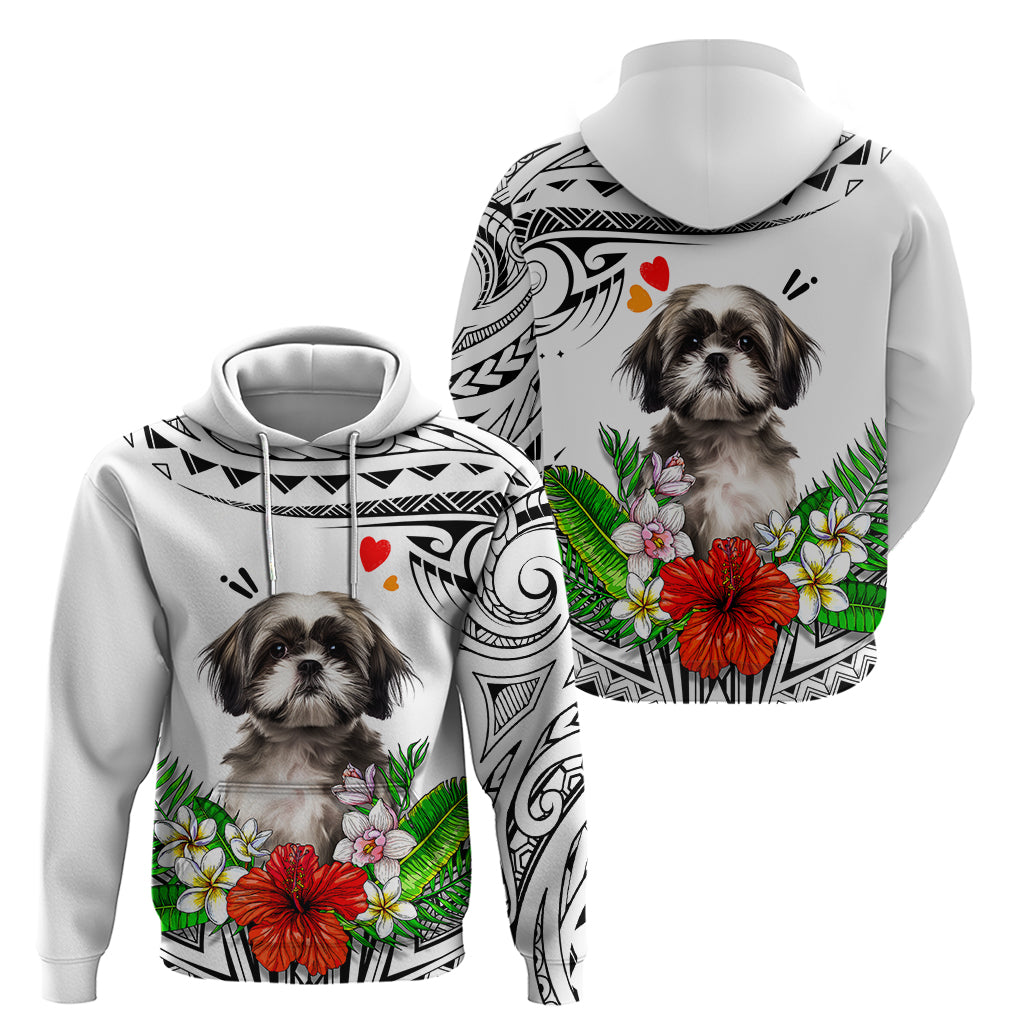 Polynesian Shih Tzu Hoodie Polynesian Pattern And Shih Tzu TS04 - Polynesian Pride