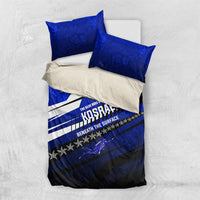 Kosrae Deep Sea Scuba Diving Bedding Set Blue Hole Beneath The Surface Coral Reef Graphic Art