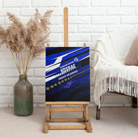 Kosrae Deep Sea Scuba Diving Canvas Wall Art Blue Hole Beneath The Surface Coral Reef Graphic Art
