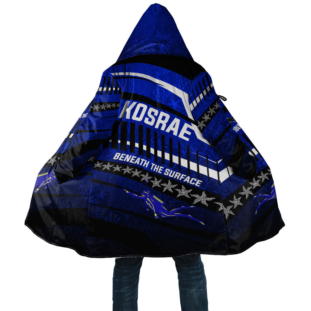 Kosrae Deep Sea Scuba Diving Cloak Blue Hole Beneath The Surface Coral Reef Graphic Art