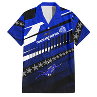 Kosrae Deep Sea Scuba Diving Family Matching Off The Shoulder Long Sleeve Dress and Hawaiian Shirt Blue Hole Beneath The Surface Coral Reef Graphic Art