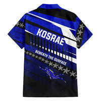 Kosrae Deep Sea Scuba Diving Family Matching Puletasi and Hawaiian Shirt Blue Hole Beneath The Surface Coral Reef Graphic Art