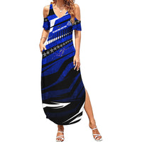 Kosrae Deep Sea Scuba Diving Family Matching Summer Maxi Dress and Hawaiian Shirt Blue Hole Beneath The Surface Coral Reef Graphic Art
