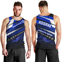 Kosrae Deep Sea Scuba Diving Men Tank Top Blue Hole Beneath The Surface Coral Reef Graphic Art