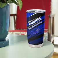 Kosrae Deep Sea Scuba Diving Tumbler Cup Blue Hole Beneath The Surface Coral Reef Graphic Art