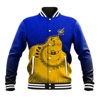 Kosrae Fafa Culinary Heritage Baseball Jacket Kosraean Gold Taro Tradition Illustration With Coconut Leaves