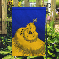 Kosrae Fafa Culinary Heritage Garden Flag Kosraean Gold Taro Tradition Illustration With Coconut Leaves