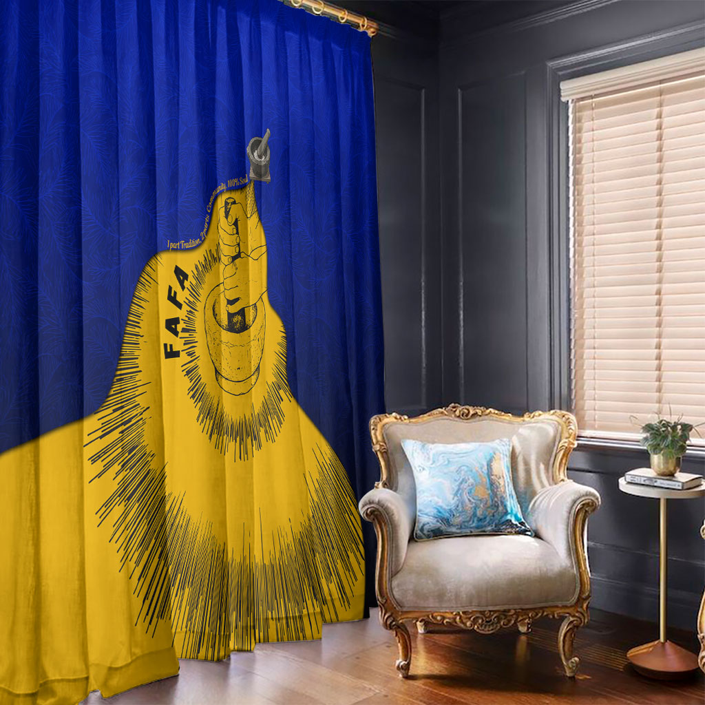 Kosrae Fafa Culinary Heritage Window Curtain Kosraean Gold Taro Tradition Illustration With Coconut Leaves