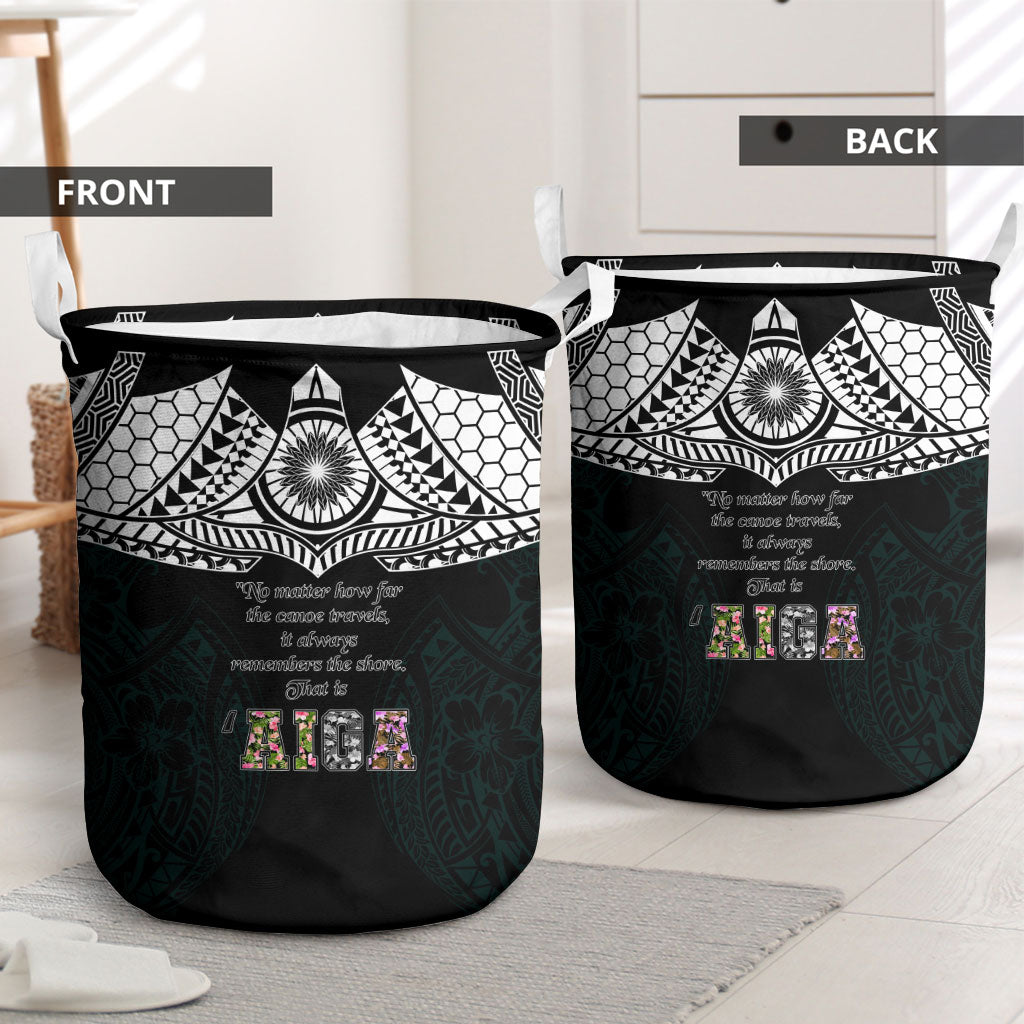 AIGA Always In Gods Arms Samoa Laundry Basket Polynesian Tribal Tattoo Art Family Heritage Faith TS04 - Polynesian Pride