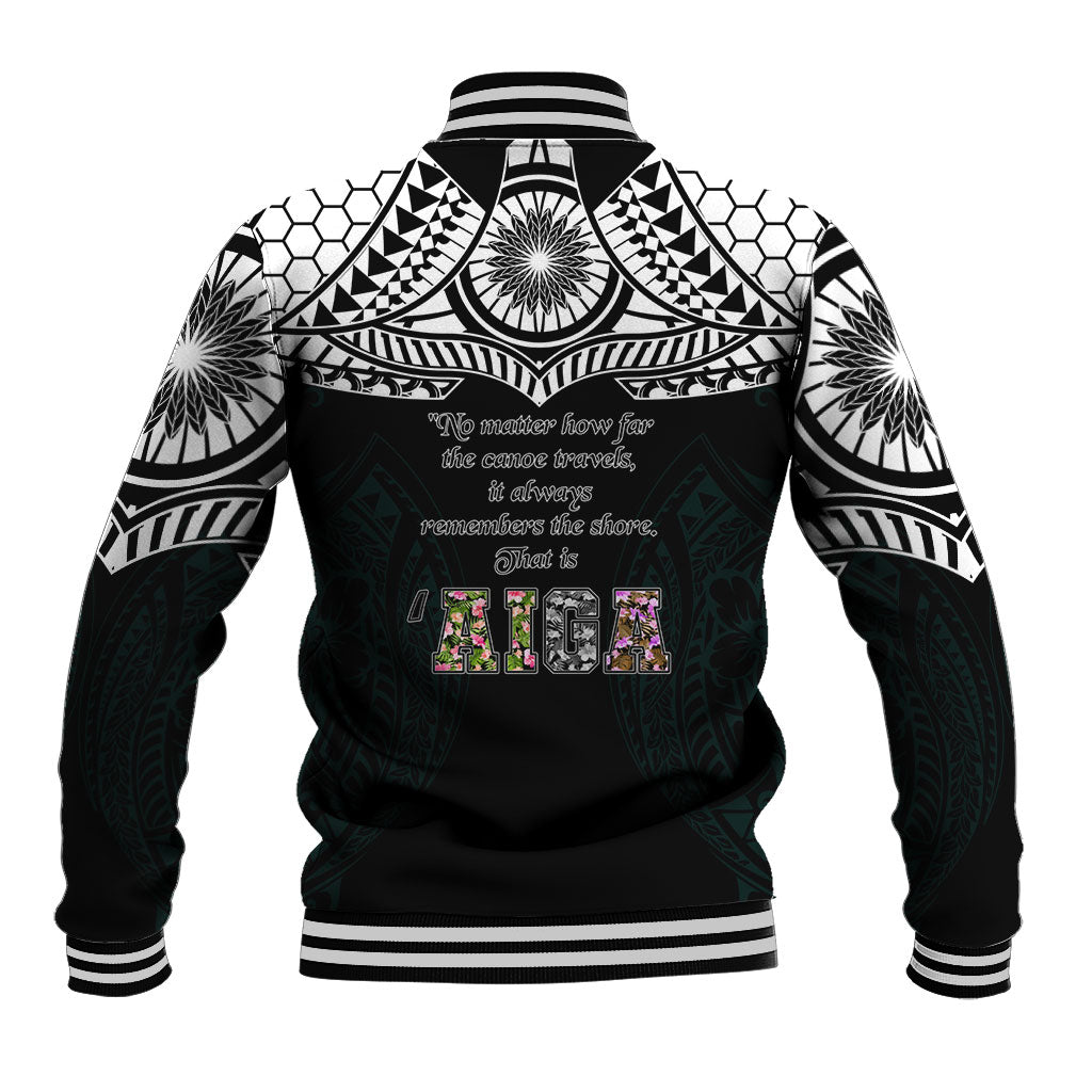 AIGA Always In Gods Arms Samoa Baseball Jacket Polynesian Tribal Tattoo Art Family Heritage Faith TS04 - Polynesian Pride