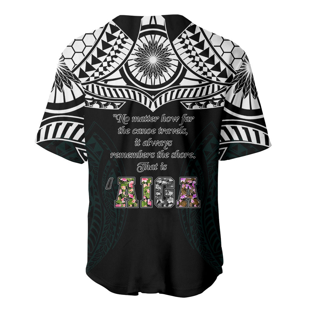 AIGA Always In Gods Arms Samoa Baseball Jersey Polynesian Tribal Tattoo Art Family Heritage Faith TS04 - Polynesian Pride