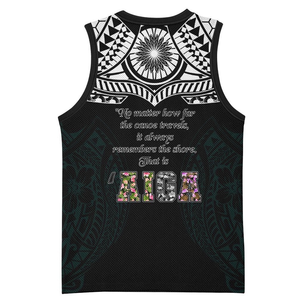 AIGA Always In Gods Arms Samoa Basketball Jersey Polynesian Tribal Tattoo Art Family Heritage Faith TS04 - Polynesian Pride