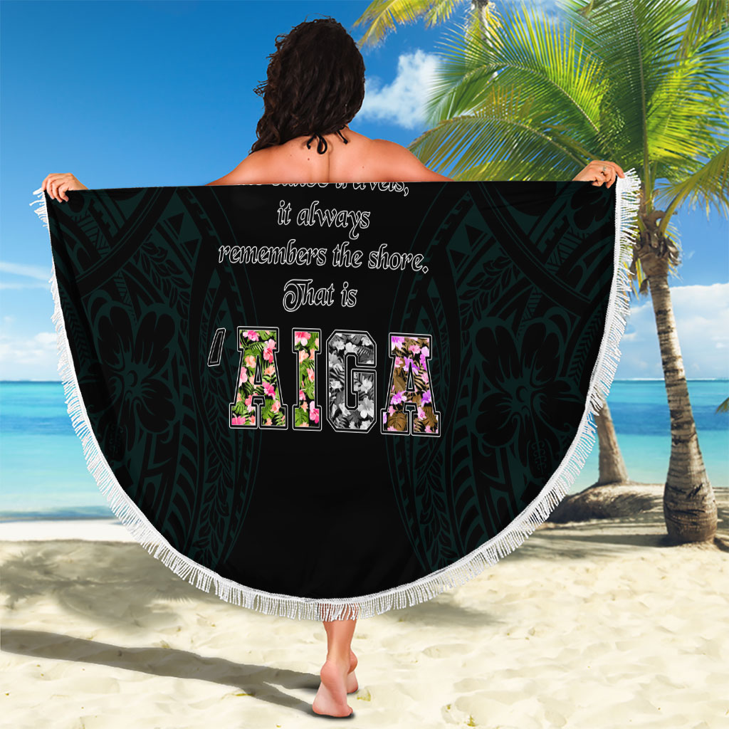AIGA Always In Gods Arms Samoa Beach Blanket Polynesian Tribal Tattoo Art Family Heritage Faith TS04 - Polynesian Pride