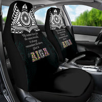 AIGA Always In Gods Arms Samoa Car Seat Cover Polynesian Tribal Tattoo Art Family Heritage Faith TS04 - Polynesian Pride