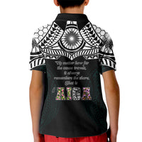 AIGA Always In Gods Arms Samoa Kid Polo Shirt Polynesian Tribal Tattoo Art Family Heritage Faith TS04 - Polynesian Pride